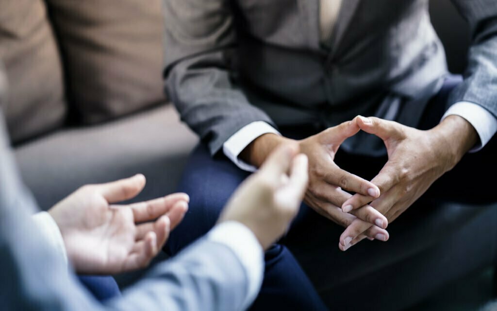 People talking with each other